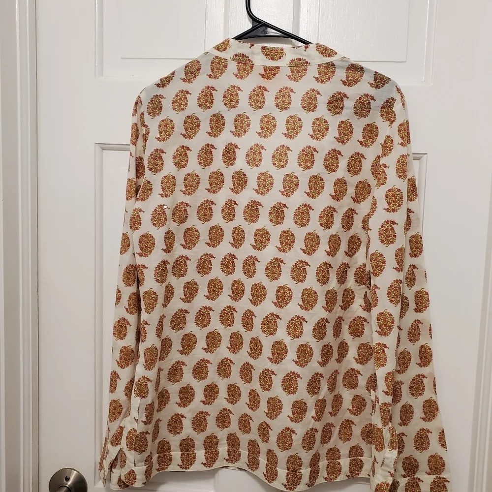Tory Burch Lightweight 100% Cotton Tunic Size 8, Casual